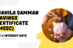 Hand dropping coin in pink piggy bank for Mahila Samman Savings Certificate savings