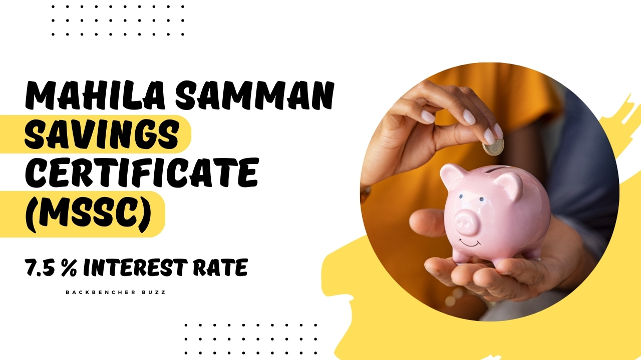 Hand dropping coin in pink piggy bank for Mahila Samman Savings Certificate savings