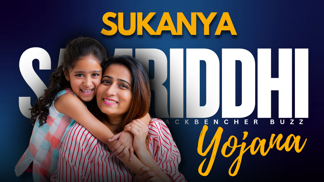 Happy mother and daughter promoting SSY savings plan