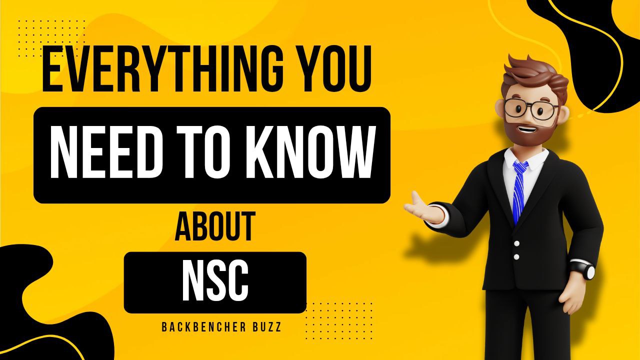 Animated man explaining everything about the National Savings Certificate (NSC) scheme