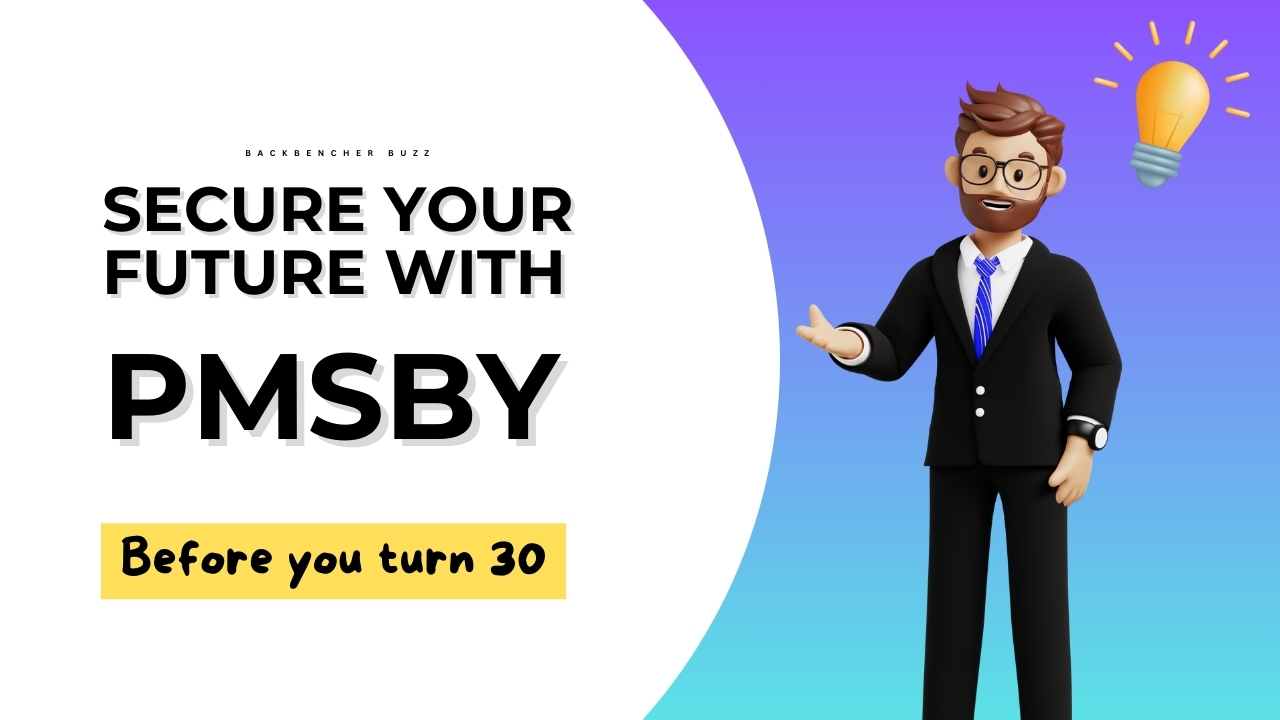 Young professional encouraging early enrollment in PMSBY scheme