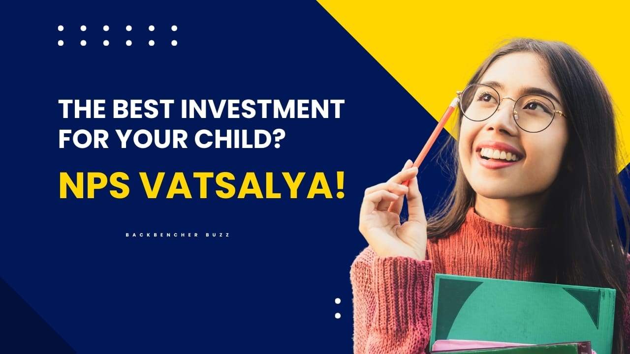 Happy student planning bright future through NPS Vatsalya investment