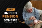 UPS (Unified Pension Scheme) Explained - Backbencher Buzz YouTube Thumbnail with Orange and Black Financial Theme
