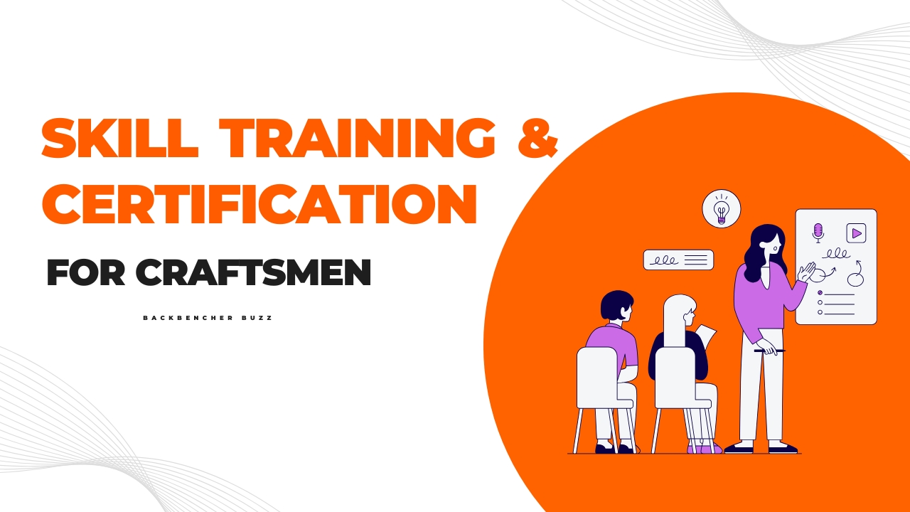 Illustration of a training session for craftsmen under PM Vishwakarma Yojana