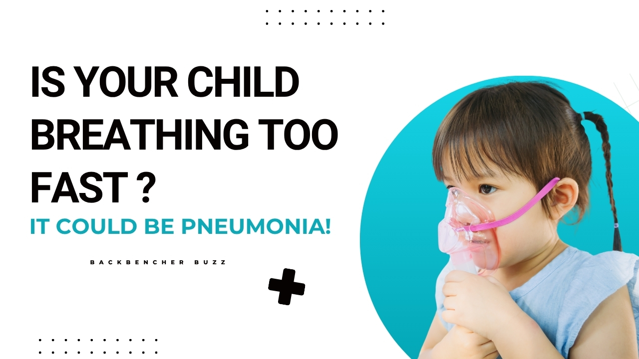 Child with rapid breathing: A critical warning sign of pneumonia in infants and toddlers requiring urgent care.