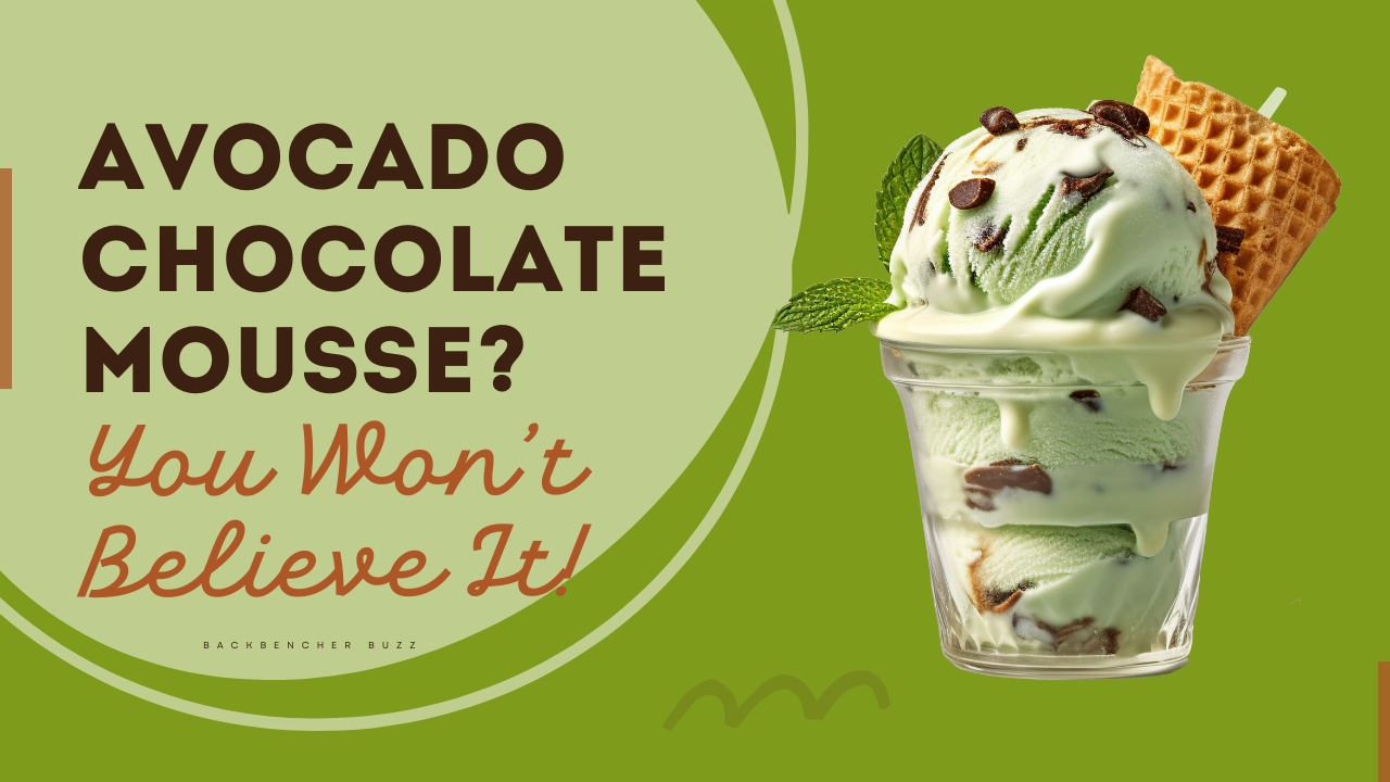 Creamy avocado chocolate mousse diabetic dessert with zero added sugar and healthy fats
