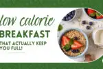Hearty low calorie breakfast plate with eggs, avocado, and whole-grain toast