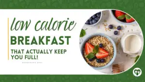 Hearty low calorie breakfast plate with eggs, avocado, and whole-grain toast