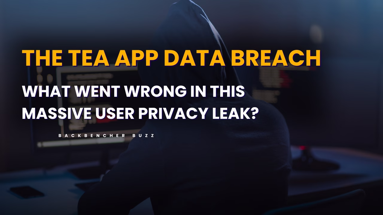 Hacker at computer representing Tea App Data Breach and massive user privacy leak