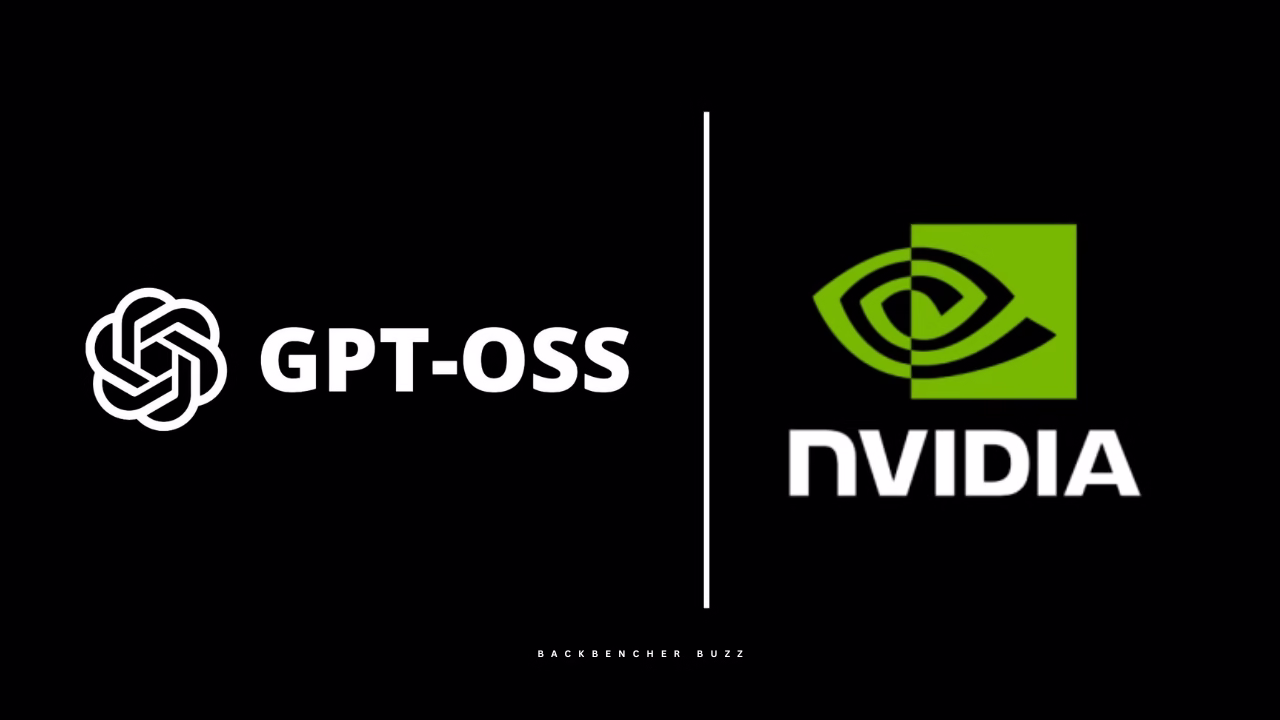 GPT-OSS and NVIDIA partnership logo image highlighting open-source AI model optimization for RTX GPUs and GeForce graphics cards